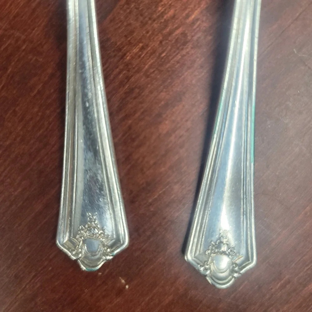 Vintage Wm Rogers Admiration Antique Flatware 1914 Silverplate Teaspoons Set